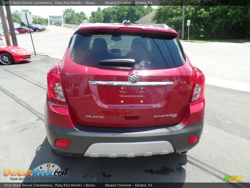 2015 Buick Encore Convenience Ruby Red Metallic / Ebony Photo #6