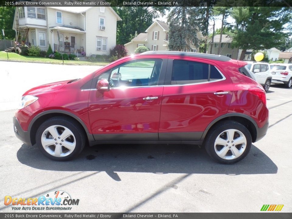 2015 Buick Encore Convenience Ruby Red Metallic / Ebony Photo #8