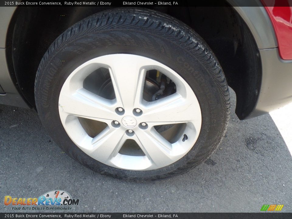2015 Buick Encore Convenience Ruby Red Metallic / Ebony Photo #9
