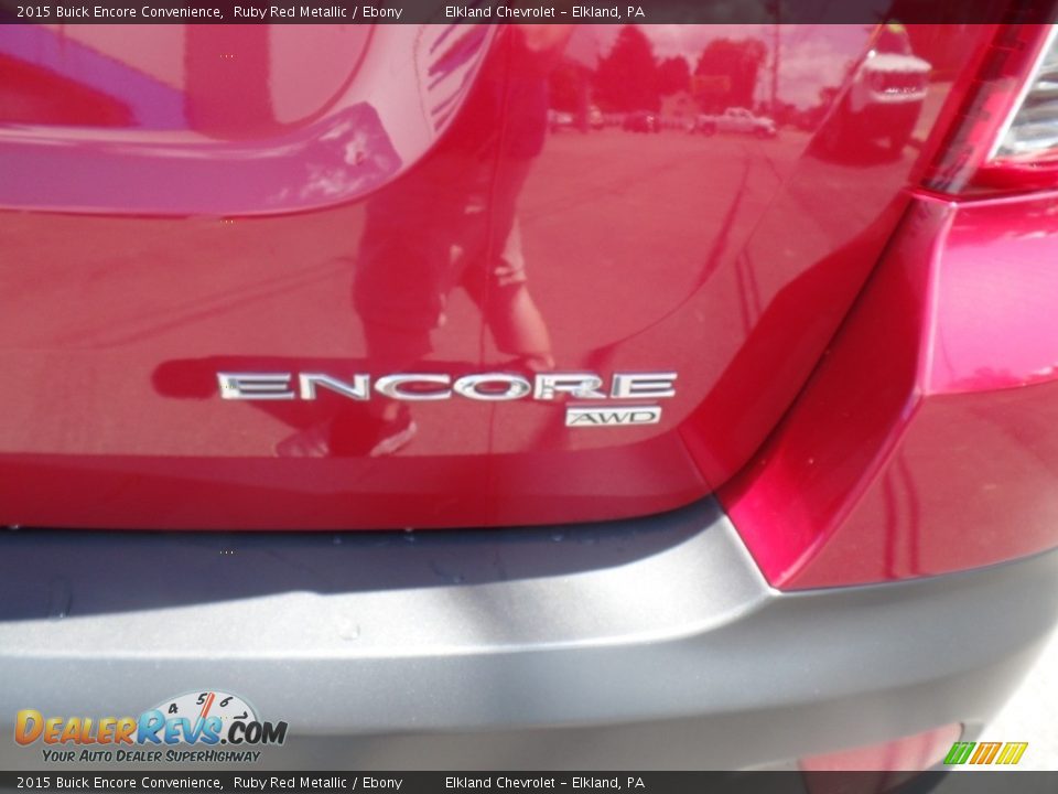 2015 Buick Encore Convenience Ruby Red Metallic / Ebony Photo #11