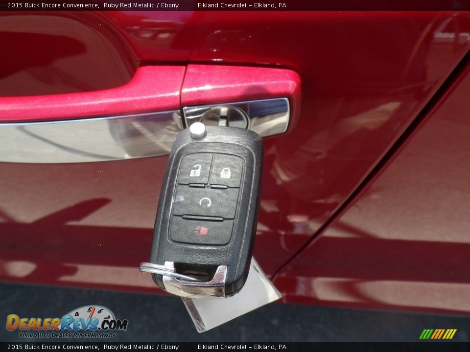 2015 Buick Encore Convenience Ruby Red Metallic / Ebony Photo #12