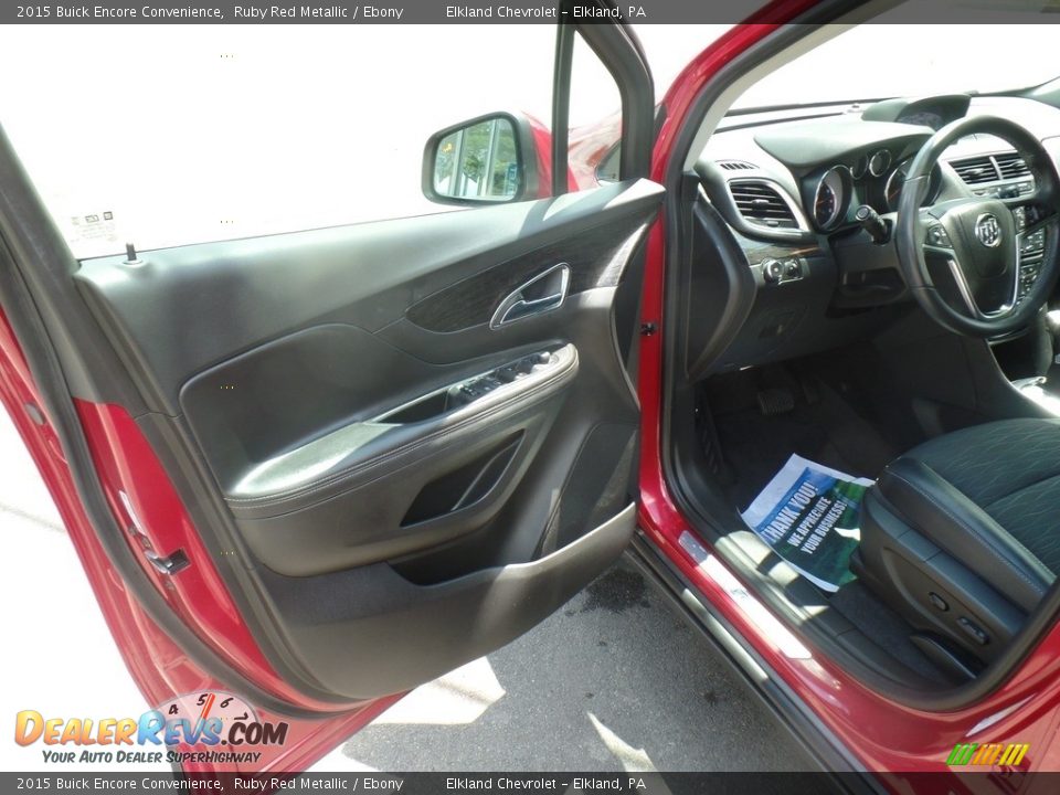 2015 Buick Encore Convenience Ruby Red Metallic / Ebony Photo #13