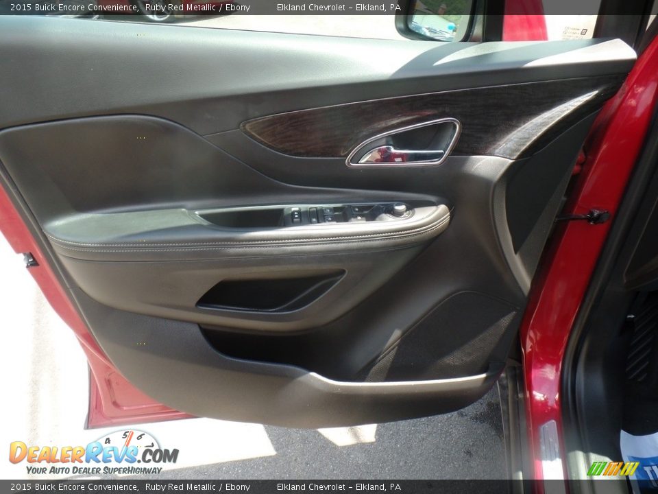 2015 Buick Encore Convenience Ruby Red Metallic / Ebony Photo #14