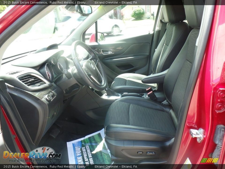 2015 Buick Encore Convenience Ruby Red Metallic / Ebony Photo #16