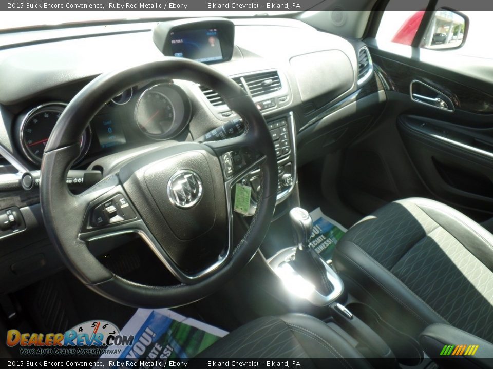 2015 Buick Encore Convenience Ruby Red Metallic / Ebony Photo #17