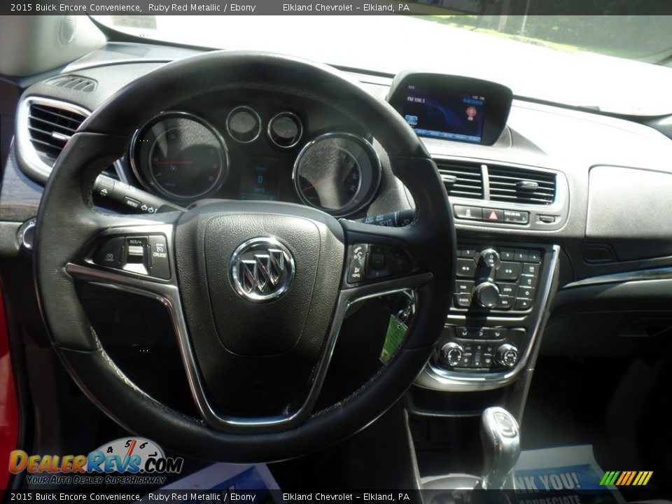2015 Buick Encore Convenience Ruby Red Metallic / Ebony Photo #18