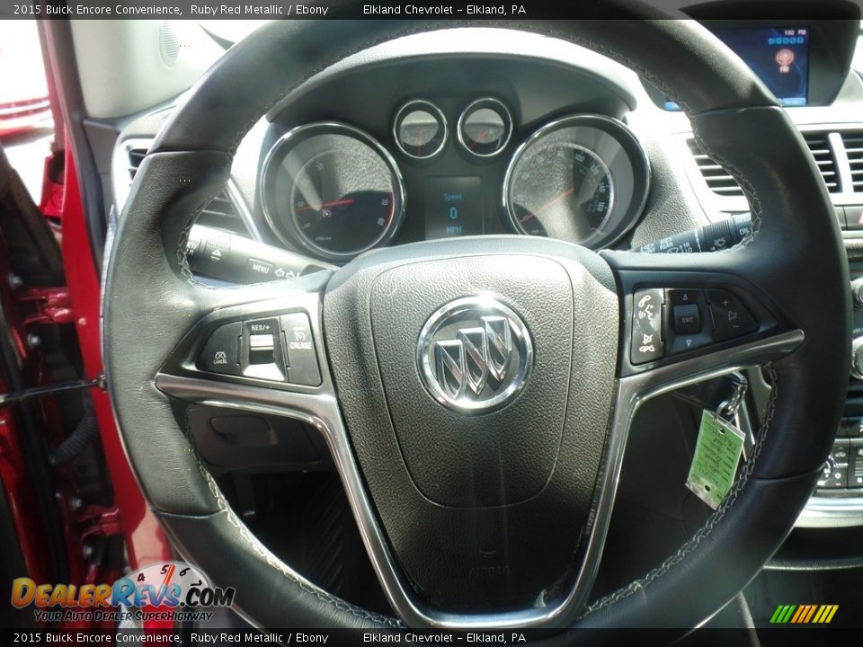 2015 Buick Encore Convenience Ruby Red Metallic / Ebony Photo #19