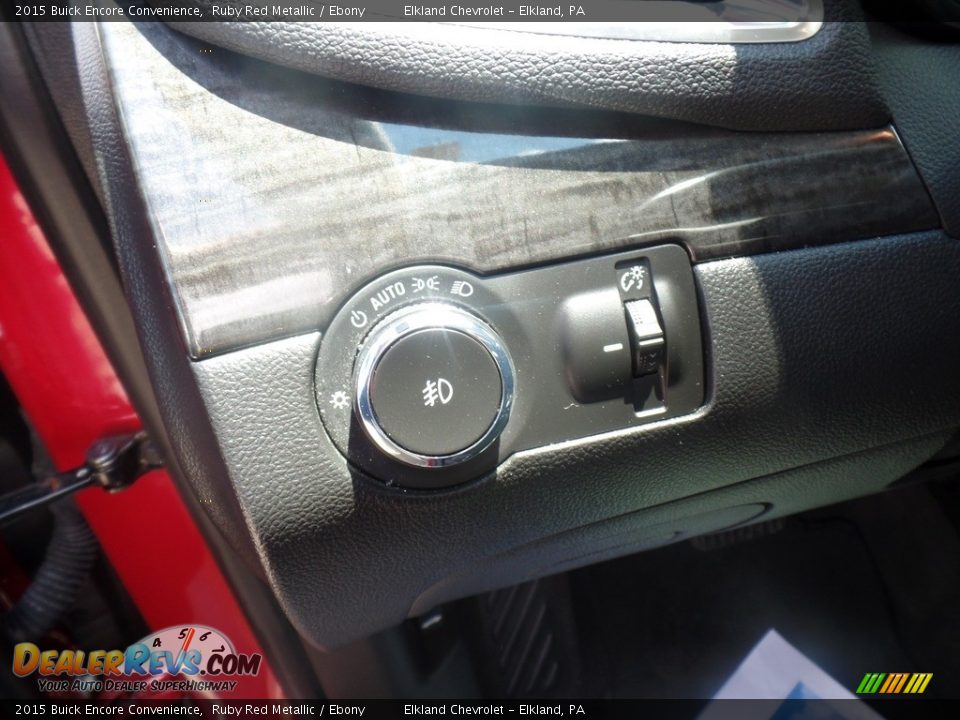 2015 Buick Encore Convenience Ruby Red Metallic / Ebony Photo #22