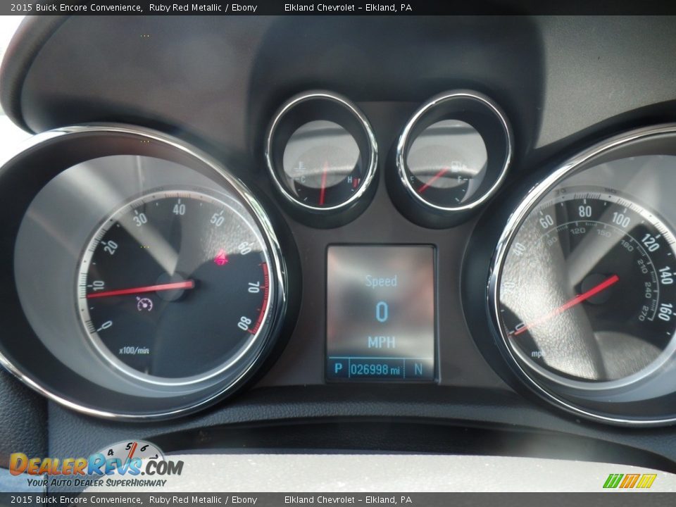2015 Buick Encore Convenience Ruby Red Metallic / Ebony Photo #23