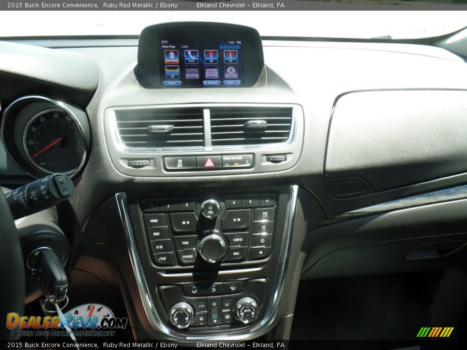 2015 Buick Encore Convenience Ruby Red Metallic / Ebony Photo #24
