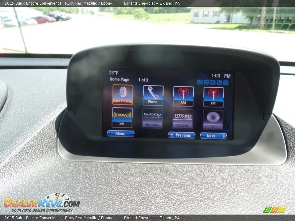2015 Buick Encore Convenience Ruby Red Metallic / Ebony Photo #25