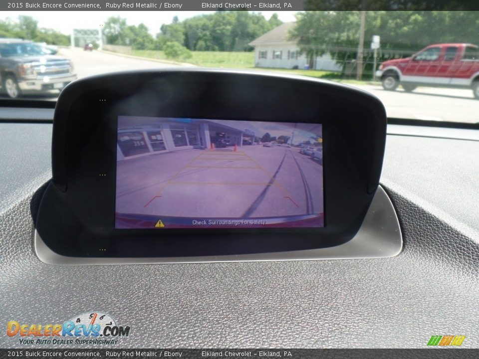 2015 Buick Encore Convenience Ruby Red Metallic / Ebony Photo #29