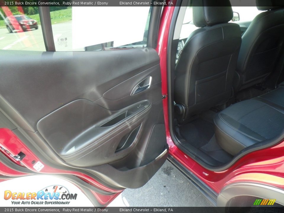 2015 Buick Encore Convenience Ruby Red Metallic / Ebony Photo #35
