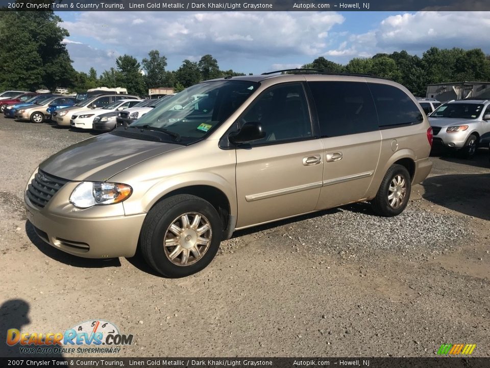 2007 Chrysler Town & Country Touring Linen Gold Metallic / Dark Khaki/Light Graystone Photo #2