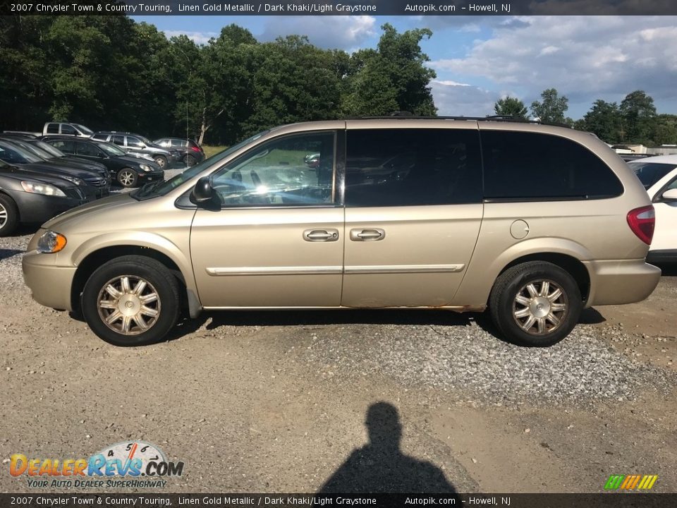 2007 Chrysler Town & Country Touring Linen Gold Metallic / Dark Khaki/Light Graystone Photo #3