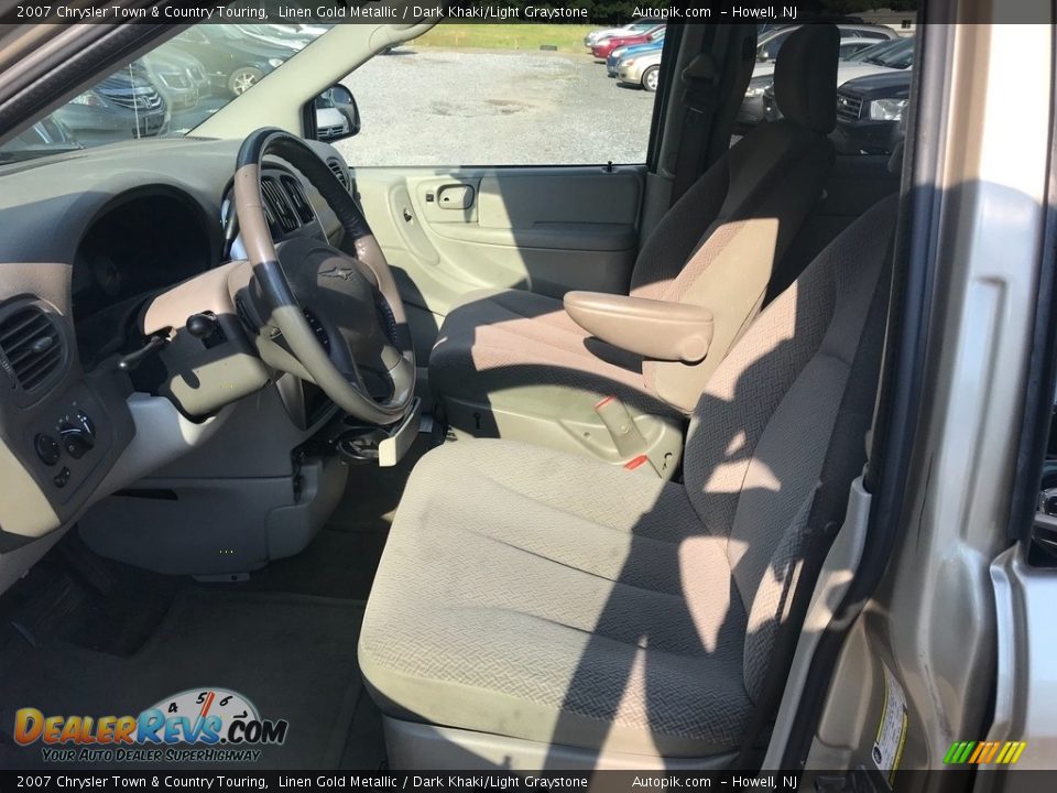 2007 Chrysler Town & Country Touring Linen Gold Metallic / Dark Khaki/Light Graystone Photo #10