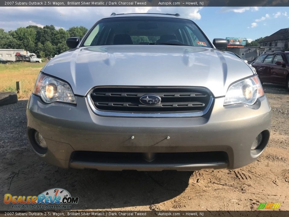 2007 Subaru Outback 2.5i Wagon Brilliant Silver Metallic / Dark Charcoal Tweed Photo #8