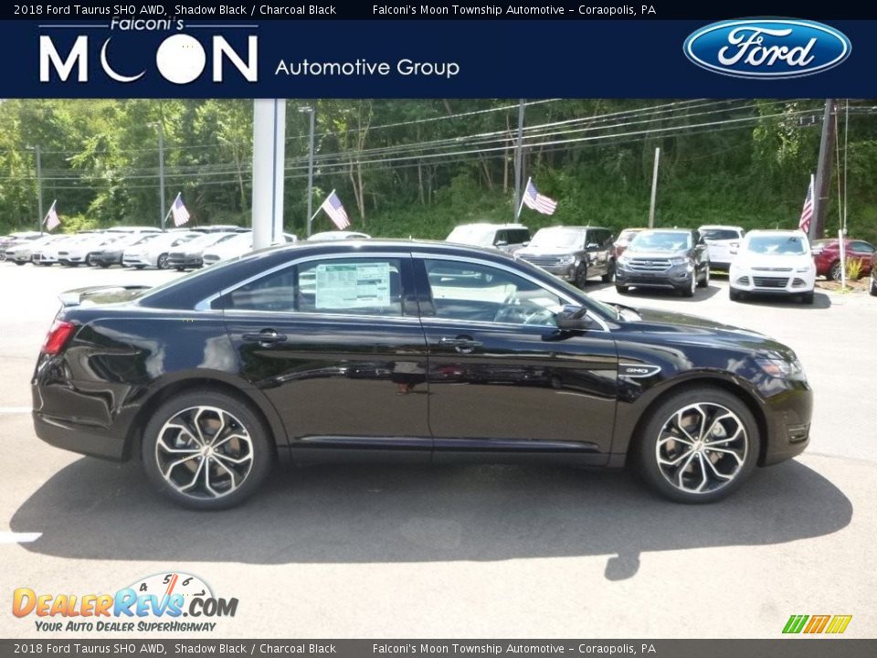2018 Ford Taurus SHO AWD Shadow Black / Charcoal Black Photo #1
