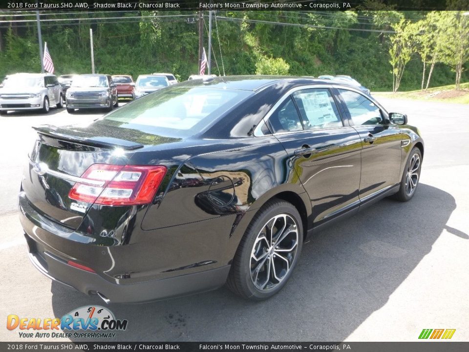 2018 Ford Taurus SHO AWD Shadow Black / Charcoal Black Photo #2