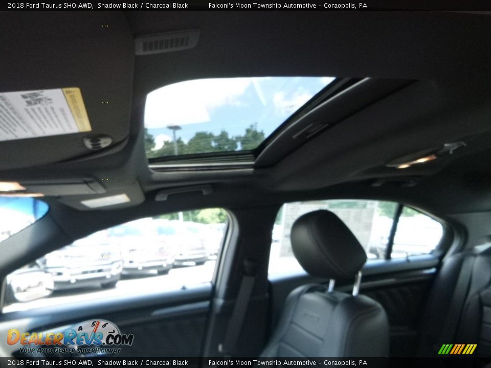 2018 Ford Taurus SHO AWD Shadow Black / Charcoal Black Photo #13