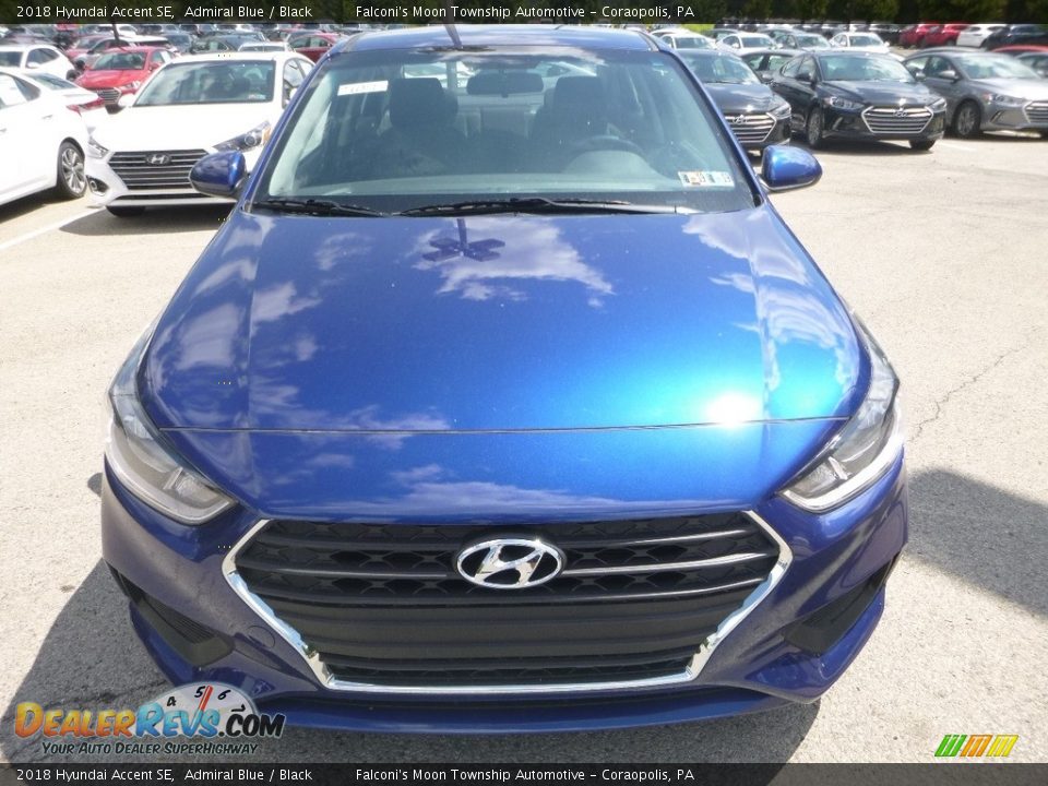 2018 Hyundai Accent SE Admiral Blue / Black Photo #4