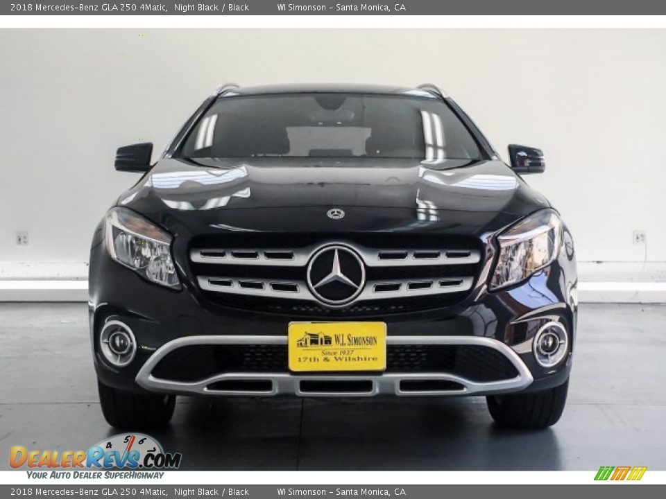 2018 Mercedes-Benz GLA 250 4Matic Night Black / Black Photo #2