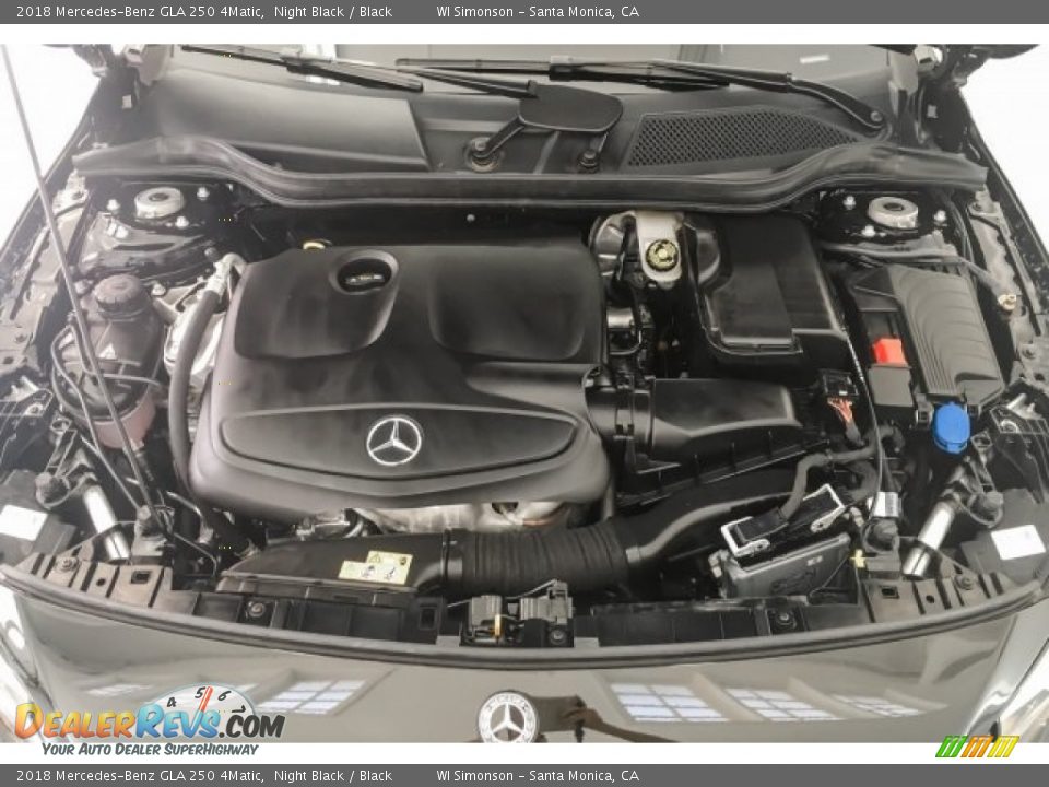 2018 Mercedes-Benz GLA 250 4Matic Night Black / Black Photo #9