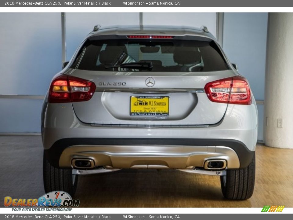 2018 Mercedes-Benz GLA 250 Polar Silver Metallic / Black Photo #4