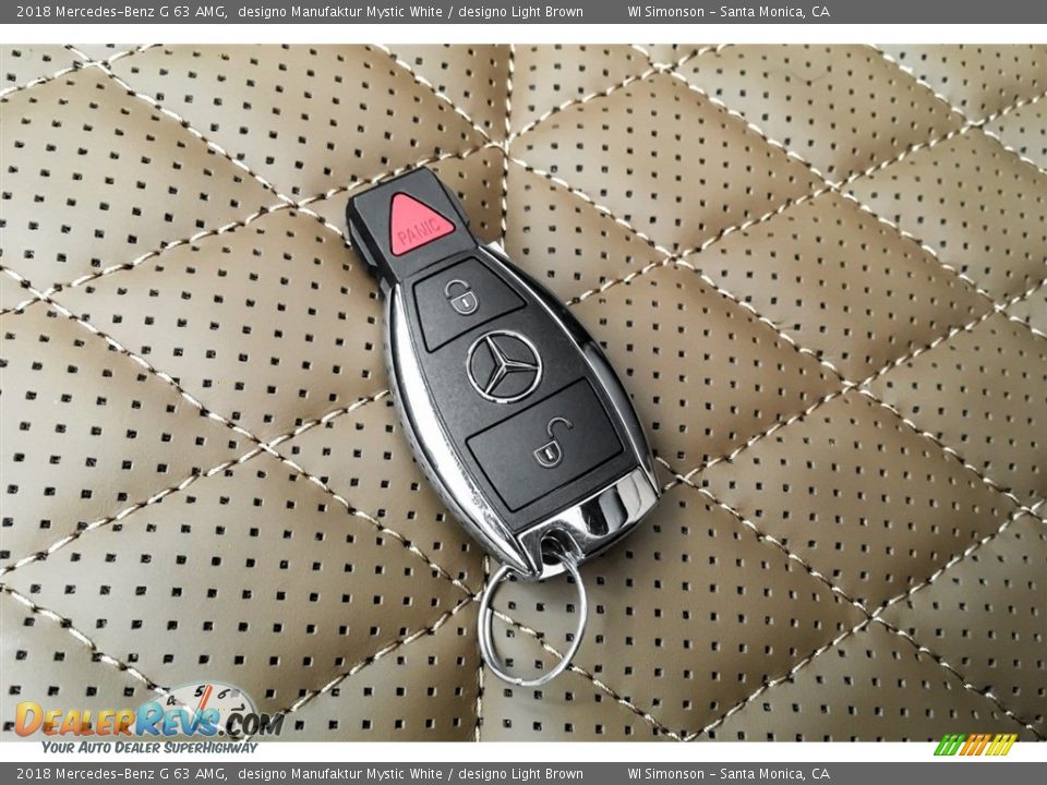 2018 Mercedes-Benz G 63 AMG designo Manufaktur Mystic White / designo Light Brown Photo #11