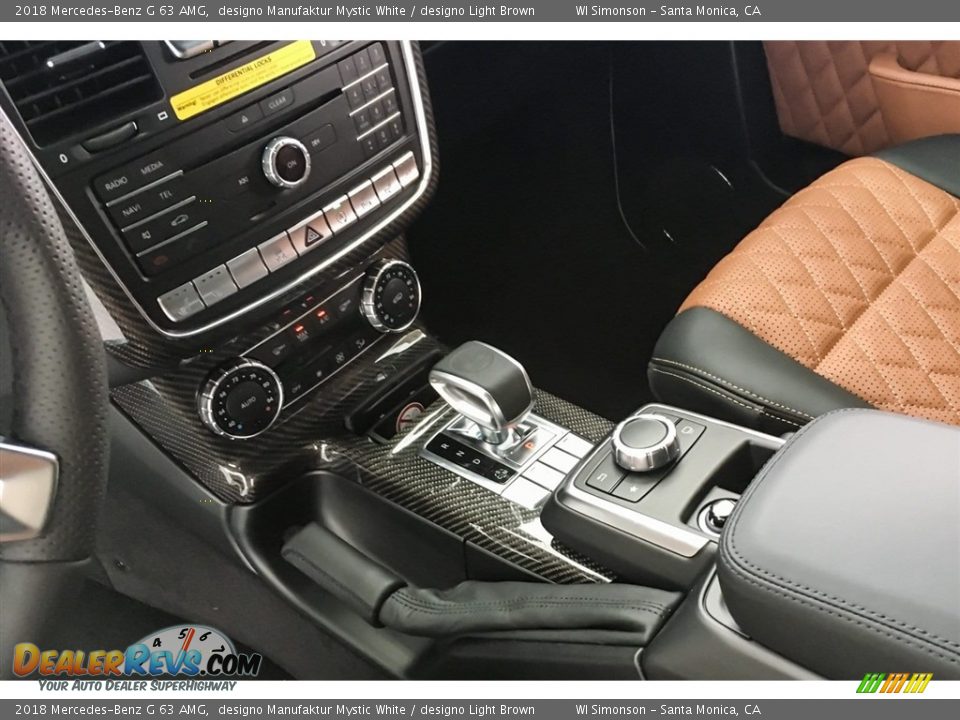 2018 Mercedes-Benz G 63 AMG designo Manufaktur Mystic White / designo Light Brown Photo #21