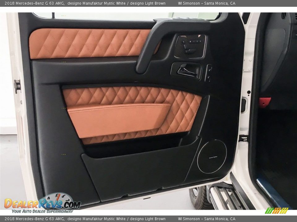 2018 Mercedes-Benz G 63 AMG designo Manufaktur Mystic White / designo Light Brown Photo #24