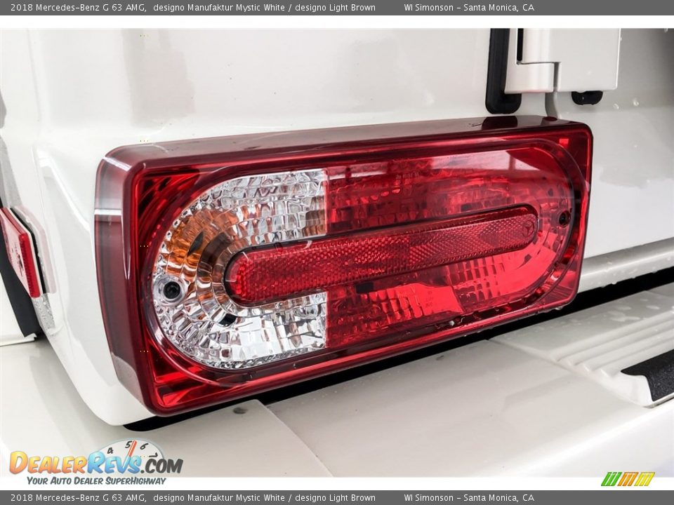 2018 Mercedes-Benz G 63 AMG designo Manufaktur Mystic White / designo Light Brown Photo #25