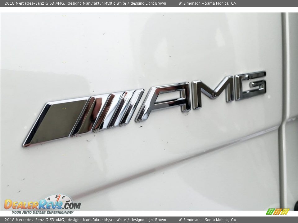 2018 Mercedes-Benz G 63 AMG designo Manufaktur Mystic White / designo Light Brown Photo #26