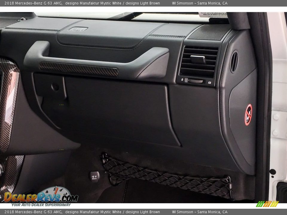 2018 Mercedes-Benz G 63 AMG designo Manufaktur Mystic White / designo Light Brown Photo #27