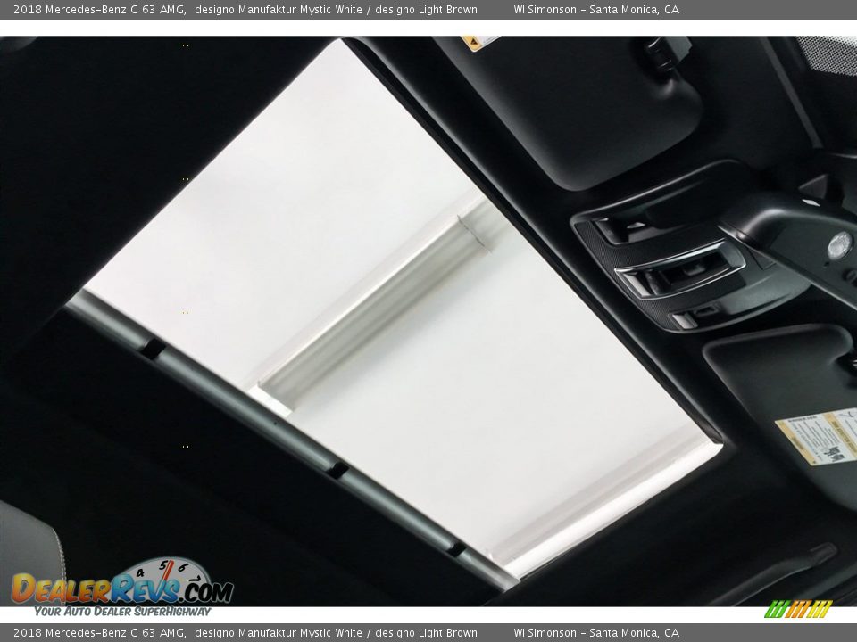 2018 Mercedes-Benz G 63 AMG designo Manufaktur Mystic White / designo Light Brown Photo #28