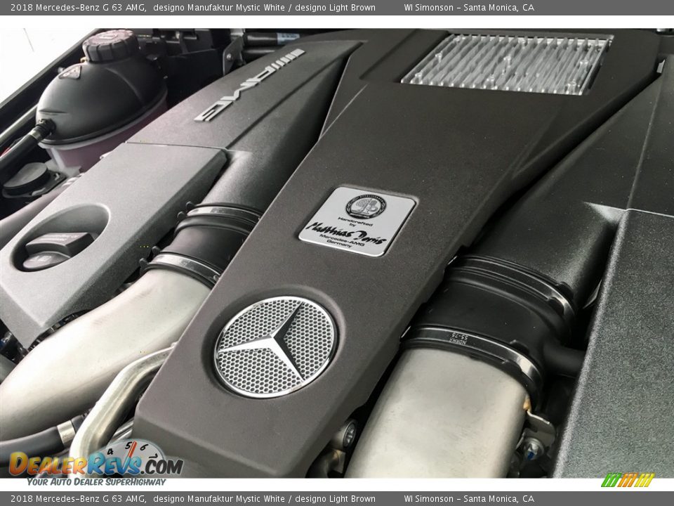 2018 Mercedes-Benz G 63 AMG designo Manufaktur Mystic White / designo Light Brown Photo #31