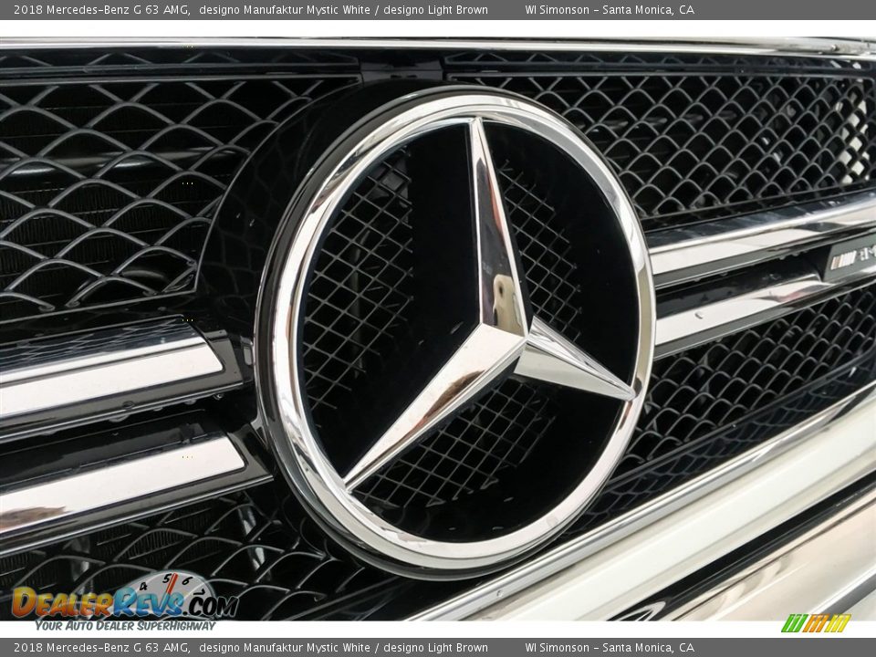 2018 Mercedes-Benz G 63 AMG designo Manufaktur Mystic White / designo Light Brown Photo #33