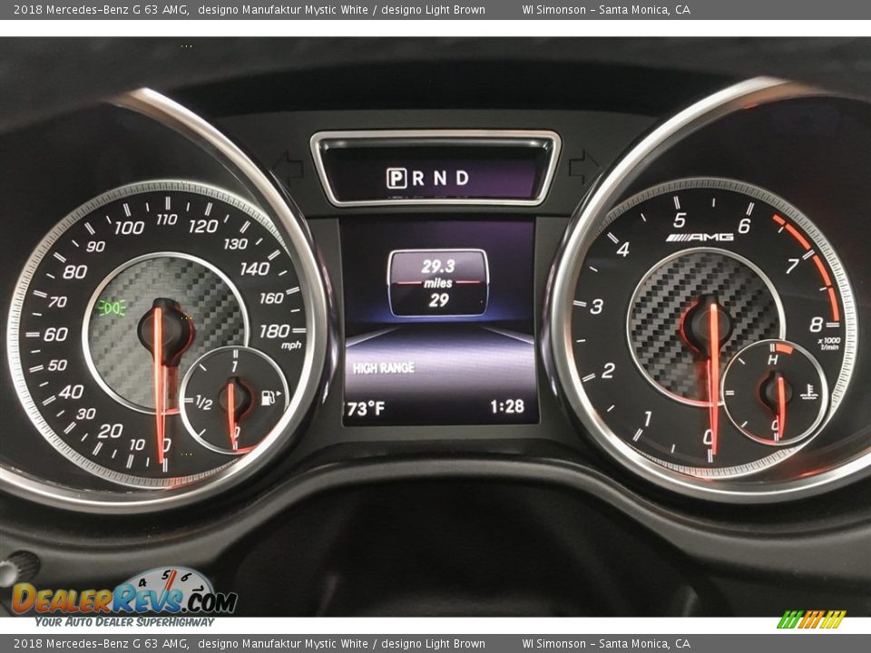 2018 Mercedes-Benz G 63 AMG designo Manufaktur Mystic White / designo Light Brown Photo #34