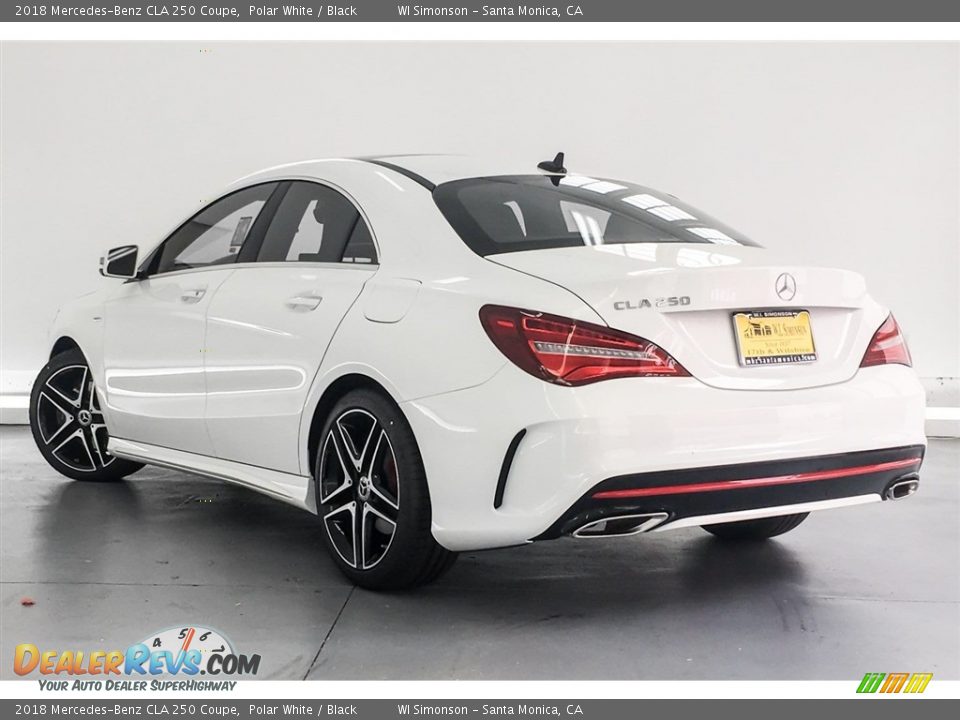 2018 Mercedes-Benz CLA 250 Coupe Polar White / Black Photo #3