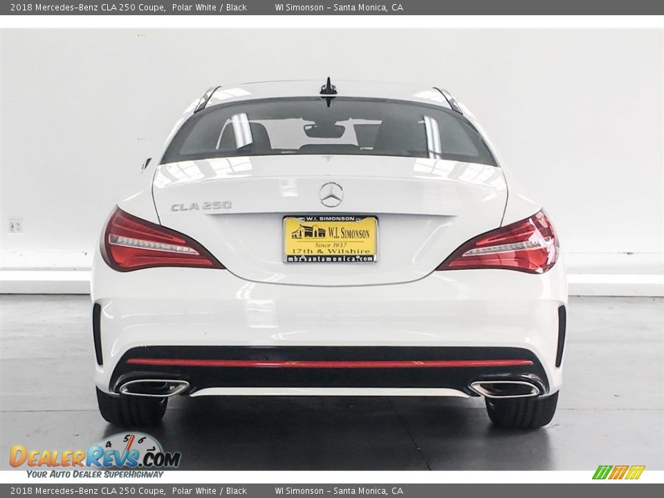 2018 Mercedes-Benz CLA 250 Coupe Polar White / Black Photo #4