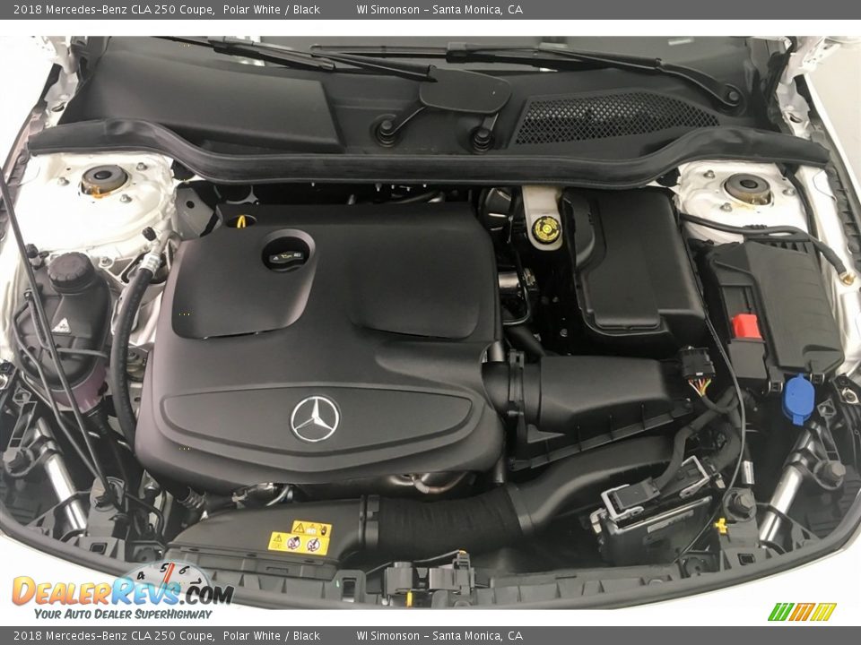 2018 Mercedes-Benz CLA 250 Coupe Polar White / Black Photo #8