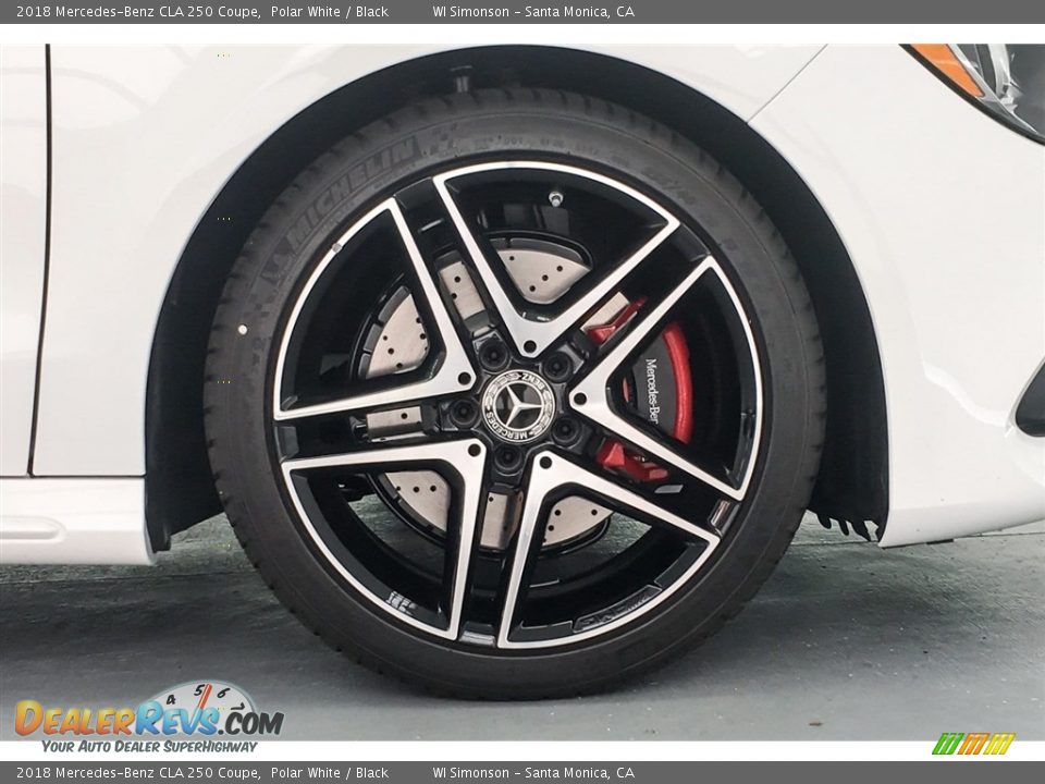 2018 Mercedes-Benz CLA 250 Coupe Polar White / Black Photo #9