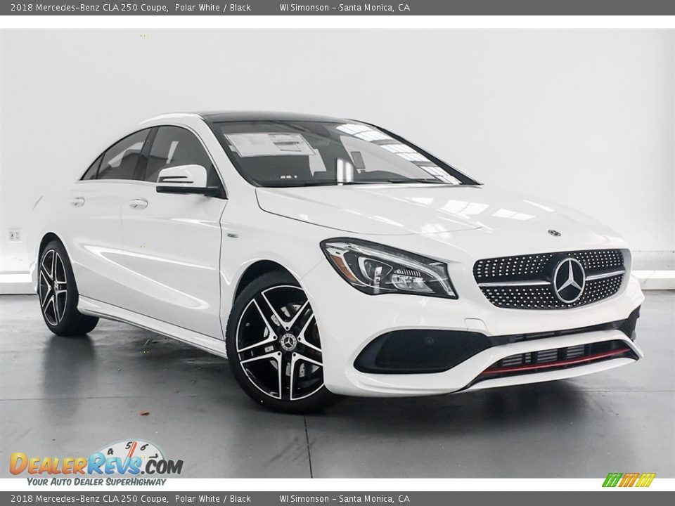 2018 Mercedes-Benz CLA 250 Coupe Polar White / Black Photo #12