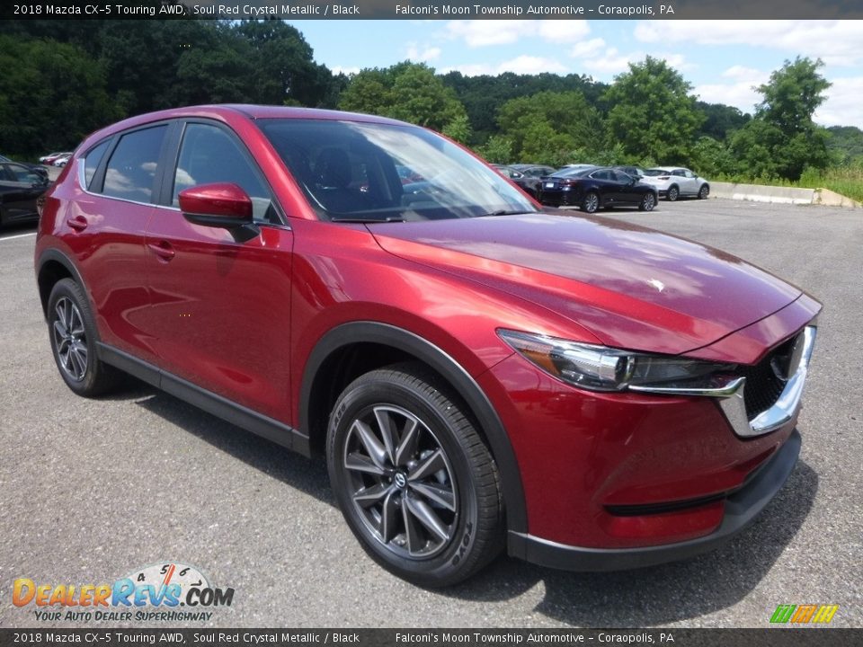 2018 Mazda CX-5 Touring AWD Soul Red Crystal Metallic / Black Photo #3