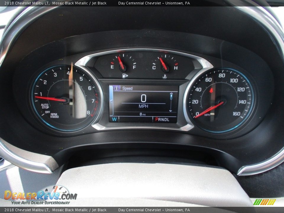 2018 Chevrolet Malibu LT Mosaic Black Metallic / Jet Black Photo #7