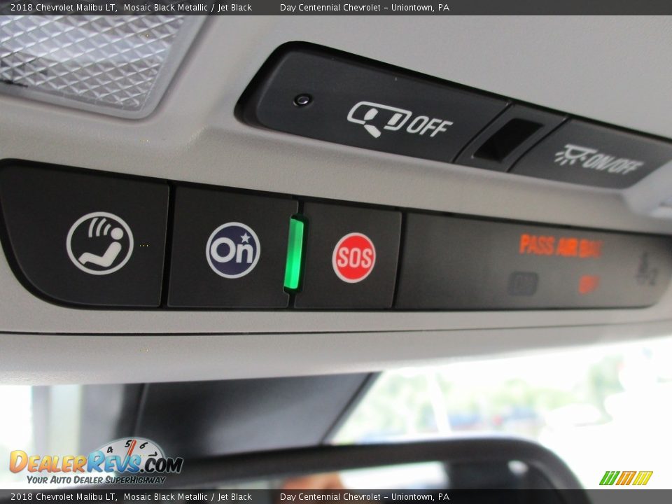 2018 Chevrolet Malibu LT Mosaic Black Metallic / Jet Black Photo #10