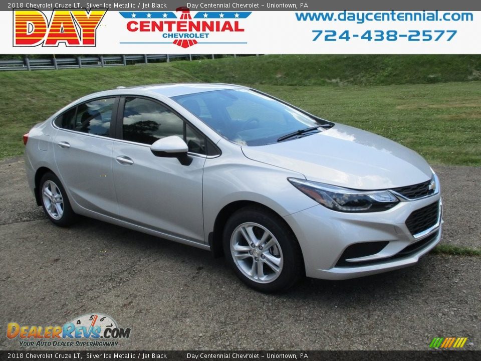 2018 Chevrolet Cruze LT Silver Ice Metallic / Jet Black Photo #1