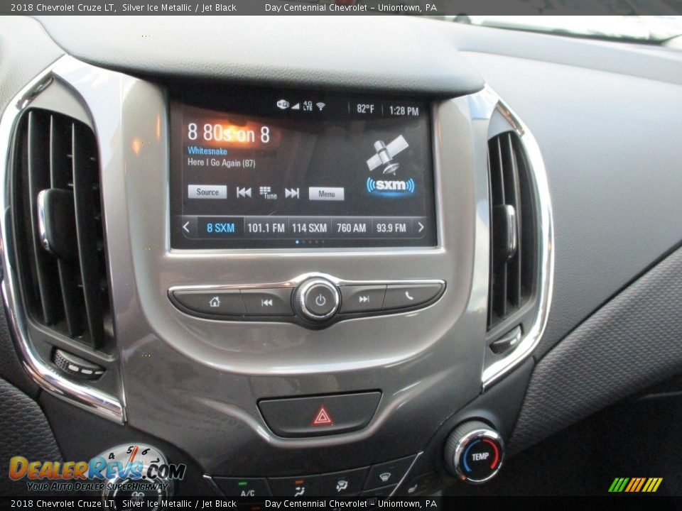 2018 Chevrolet Cruze LT Silver Ice Metallic / Jet Black Photo #7
