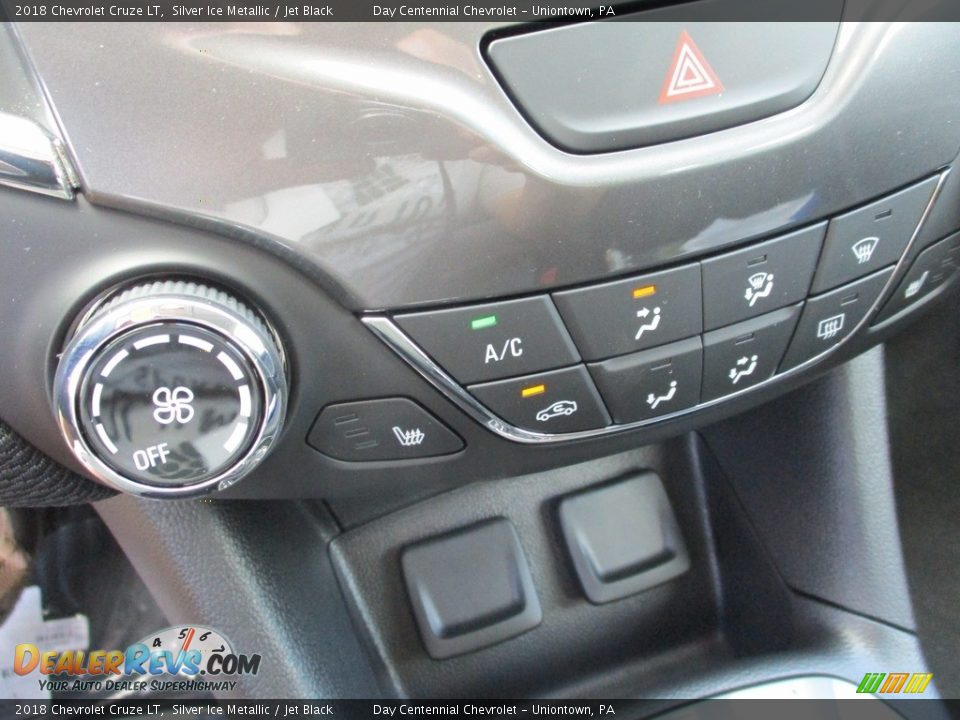 2018 Chevrolet Cruze LT Silver Ice Metallic / Jet Black Photo #10