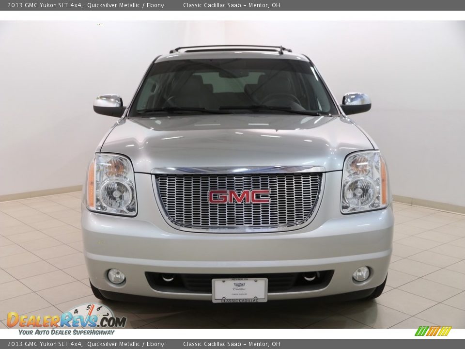 2013 GMC Yukon SLT 4x4 Quicksilver Metallic / Ebony Photo #2